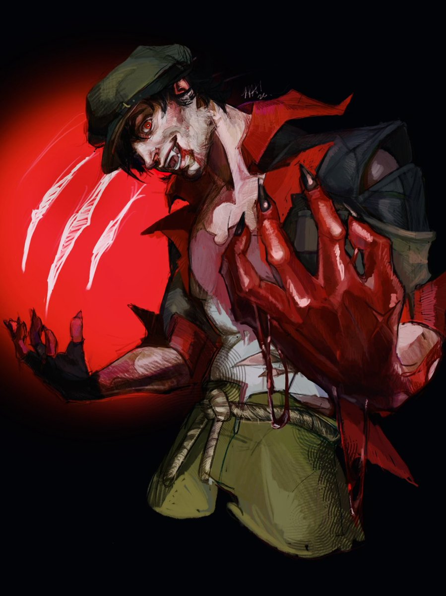 s1lencedtomb's tweet photo. the hunt begins. 🩸

#drifter #fanart #deadlock #art #digitalart https://t.co/CPKT60fzrs