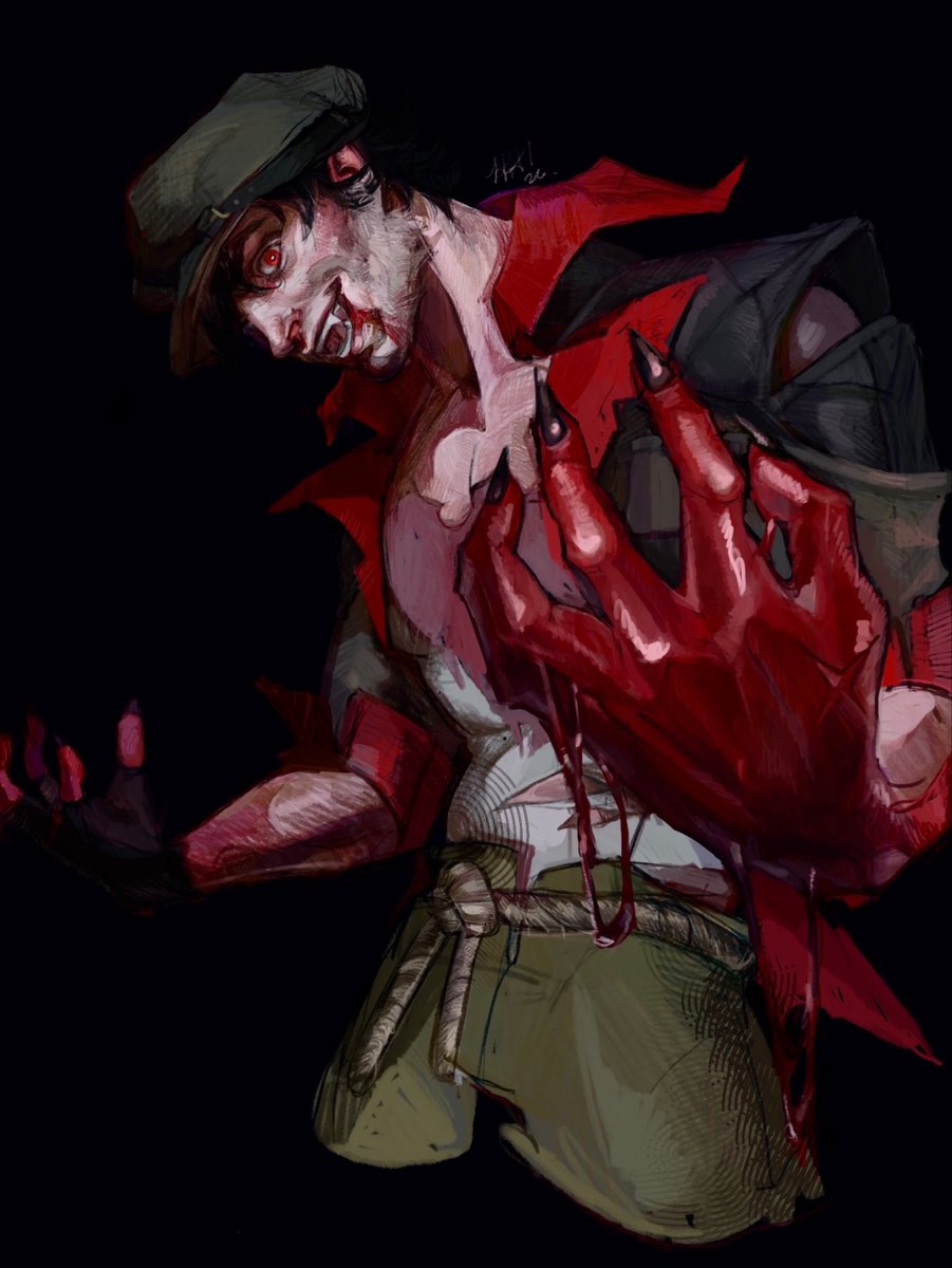 s1lencedtomb's tweet photo. the hunt begins. 🩸

#drifter #fanart #deadlock #art #digitalart https://t.co/CPKT60fzrs