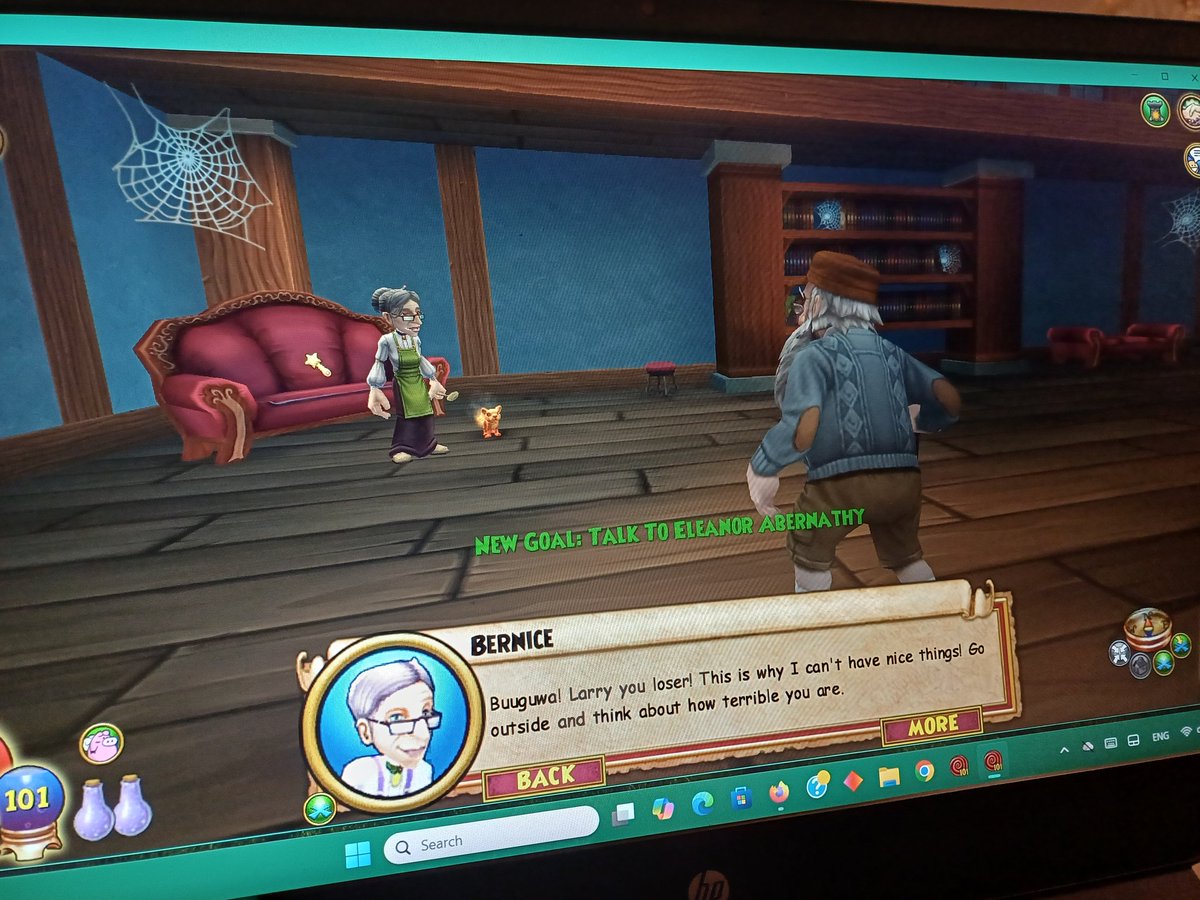 tabs356's tweet photo. At this point, just file a divorce larry! 🤣🤣
#wizard101 https://t.co/qTssFT58uy