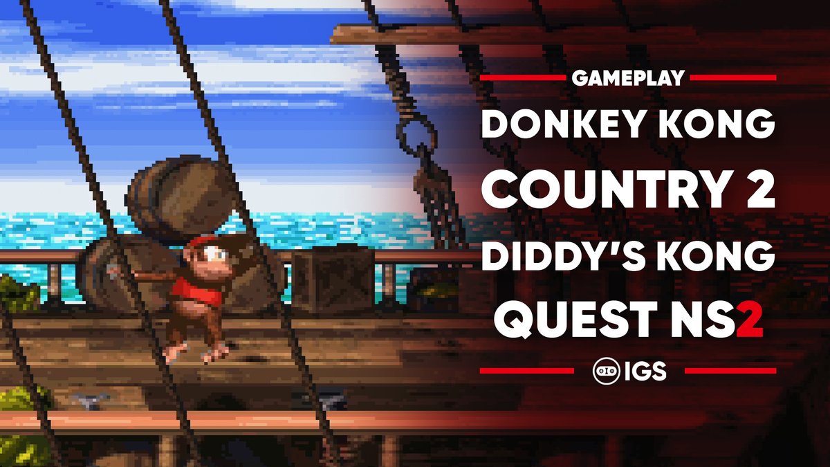 ImpactGameStat's tweet photo. For anyone interested, I uploaded some short gameplay videos of #DonkeyKongCountryTrilogy running on #NintendoSwitch2 to get ready for the release of #DonkeyKong64 soon! 🦍 #DK64 #NS2

#DKC1:
https://t.co/JaFqZJYdpN

#DKC2:
https://t.co/fPZam82Kr3

#DKC3:
https://t.co/M5QK8sZHa5 https://t.co/7u9lJTt7RJ