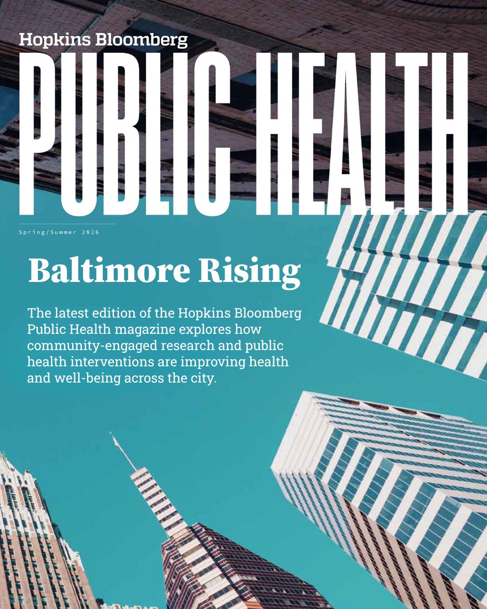 Johns Hopkins Bloomberg School of Public Health tweet media
