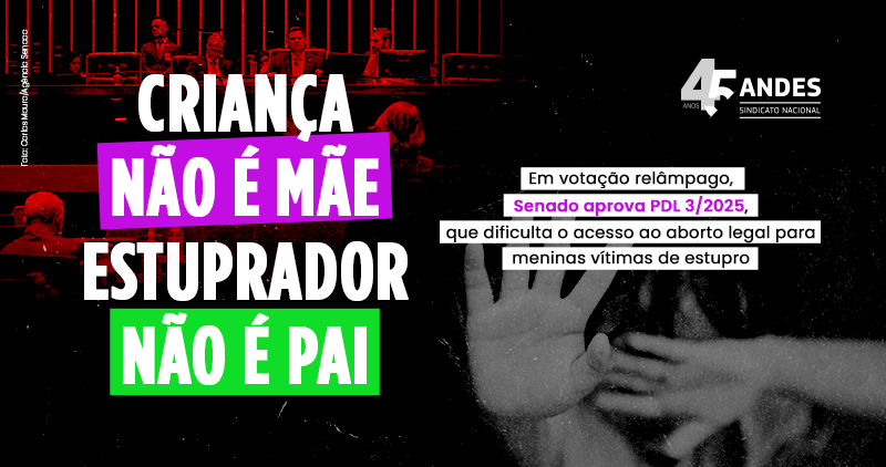 sedufsm's tweet photo. Senado aprova projeto que dificulta acesso ao aborto legal para vítimas de estupro. PDL 3/2025, que afronta direitos das crianças e adolescentes vítimas de estupro, foi aprovado em dois minutos. Leia: https://t.co/g3nVwvW7Tw https://t.co/VuectVmlmL