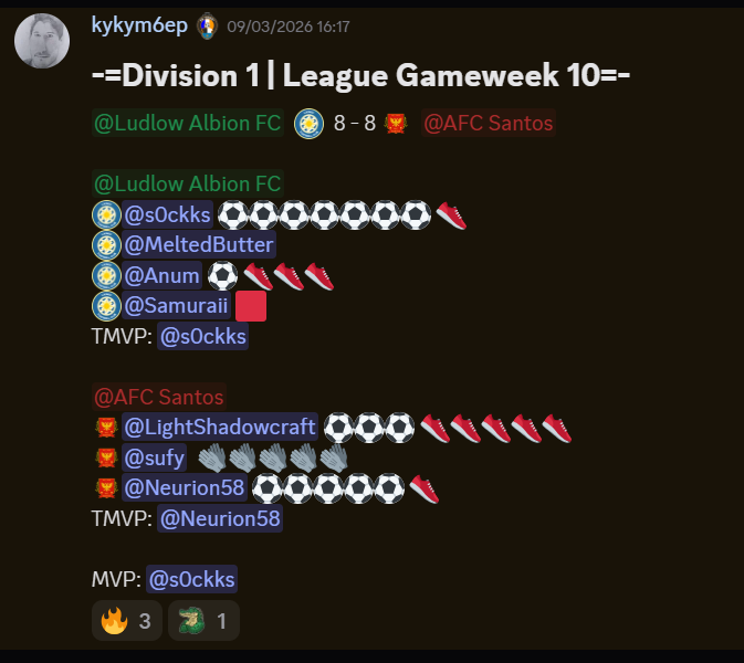 AFCSANTOSMC's tweet photo. @LajakaFC Last time out 👀

Couldn't even win a 4v3 🤭 https://t.co/OUdHTxSkdl