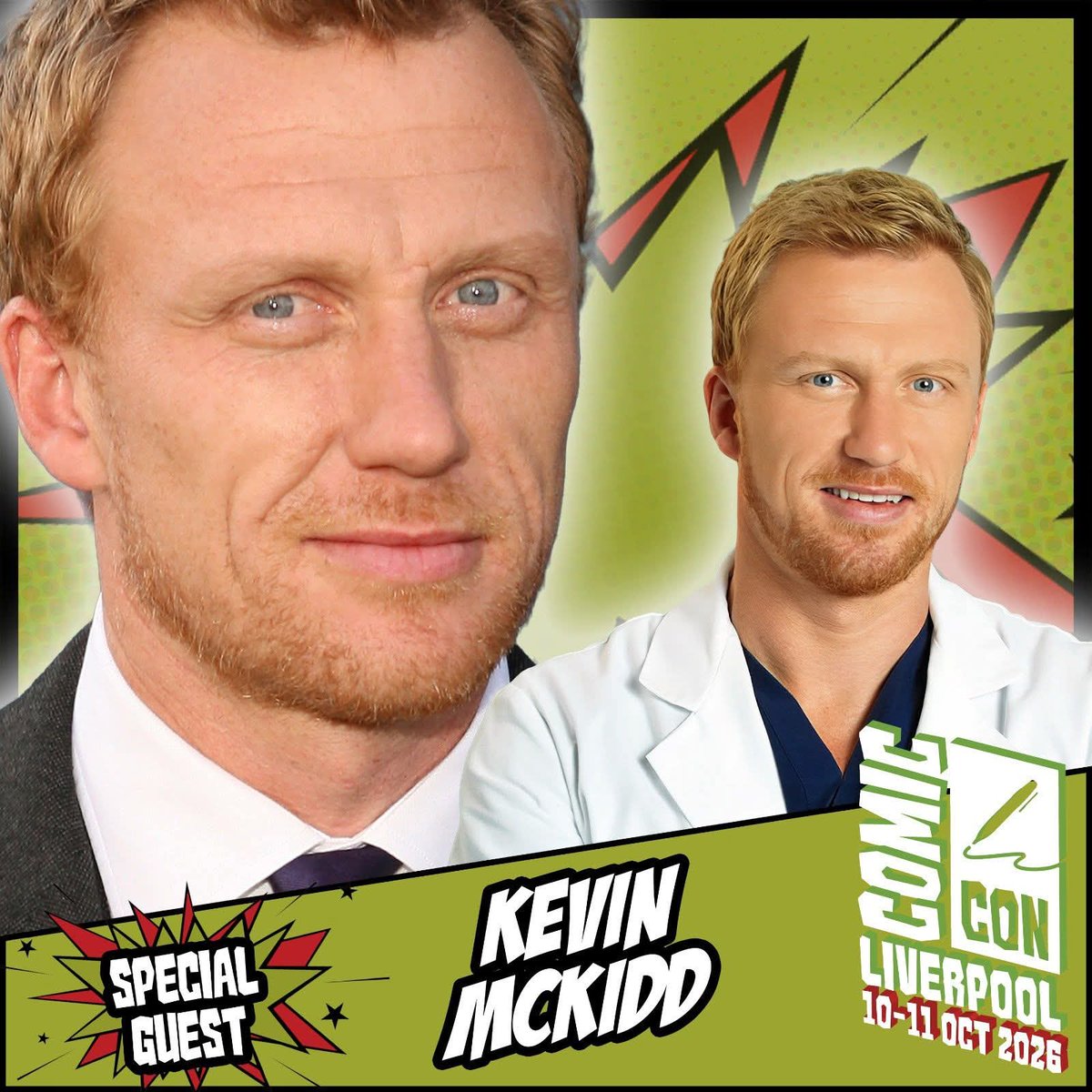 EuroConNet's tweet photo. GUEST ANNOUNCEMENT
#ComicConLiverpool #monopolyevents
#KevinMcKidd
10 - 11 October, 2026
Liverpool, UK
https://t.co/tEsDWrbLWH https://t.co/m4AW5v8EGE