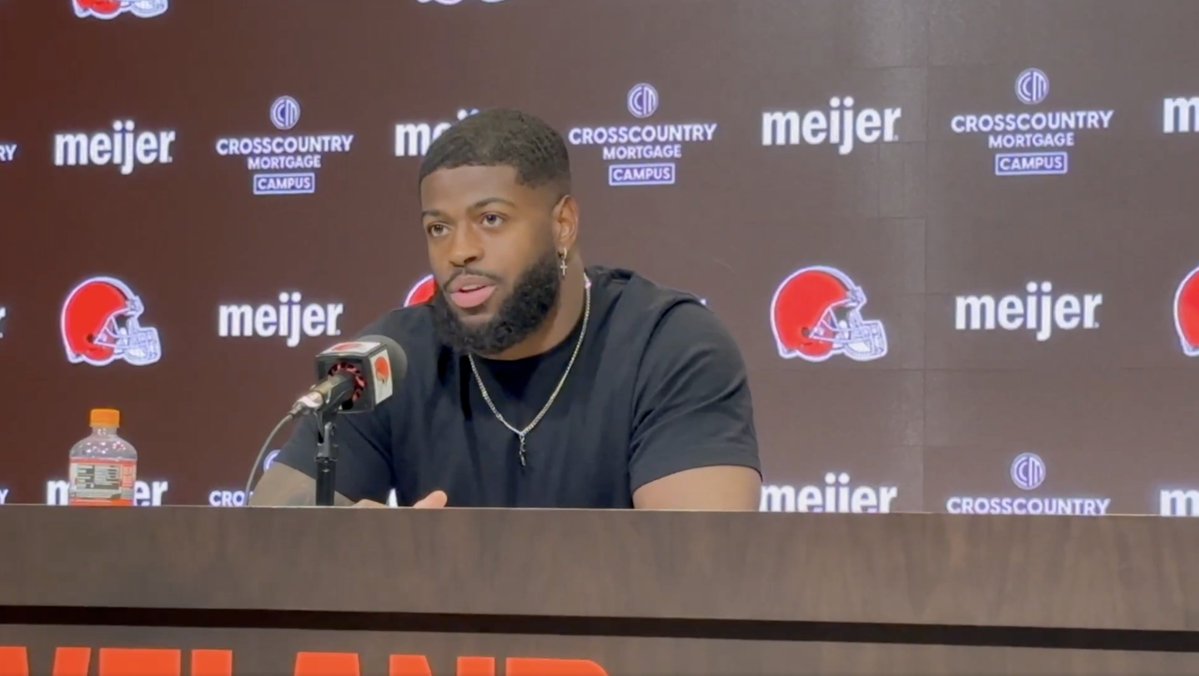 thecomeback's tweet photo. Jared Verse admits ‘it was upsetting’ being traded to the Browns https://t.co/7LIHtZyOJW https://t.co/XizZeJPgWa