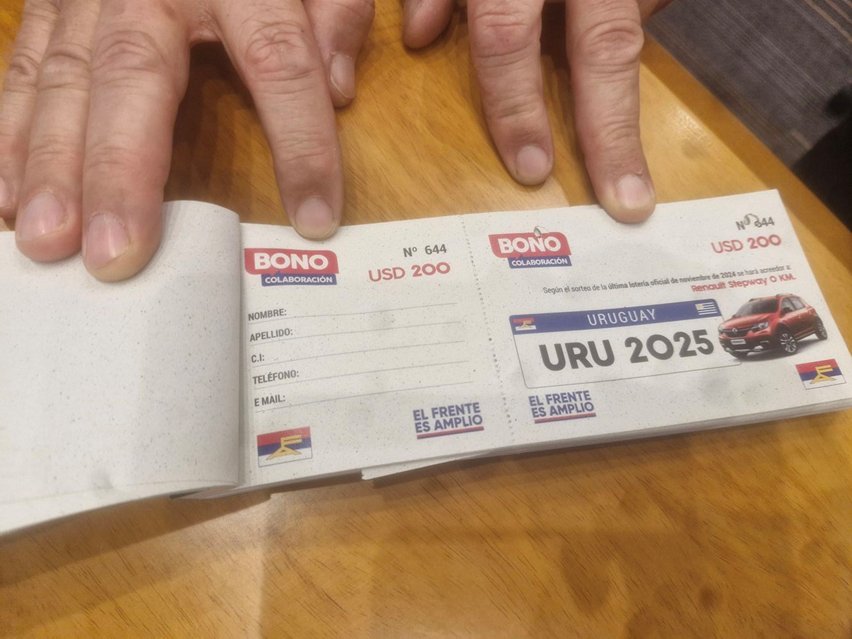 OPetinatti's tweet photo. El número "ganador" de la Rifa del FA que no se vendió y por el cual Orsi se quedó con el auto es el 644
En la quiniela tradicional el número 44 es "la carcel". 
Es solo un dato de color... de color gris. https://t.co/COfMz8fUjv