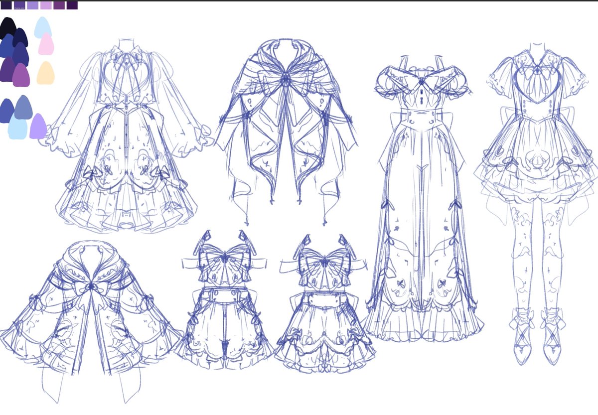 mochipanco's tweet photo. Cosmic magical girl sketches 😌 https://t.co/BKHgCaT16e