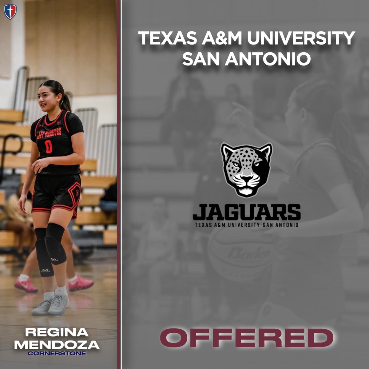 ReginaMendoza_L's tweet photo. After a great conversation with Coach Minner, I am blessed to receive an offer from Texas A&amp;M San Antonio!! @tamusawbb Thank you to the coaching staff for believing in me! https://t.co/g7KyITbVqX