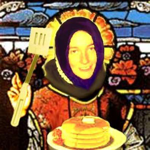 TSoupmanson's tweet photo. @TheDemocrats Saint Pancake, Patron Saint of FAFO, does not approve of this message. I think. Because she's still a pancake. https://t.co/w68TQ7nAPQ