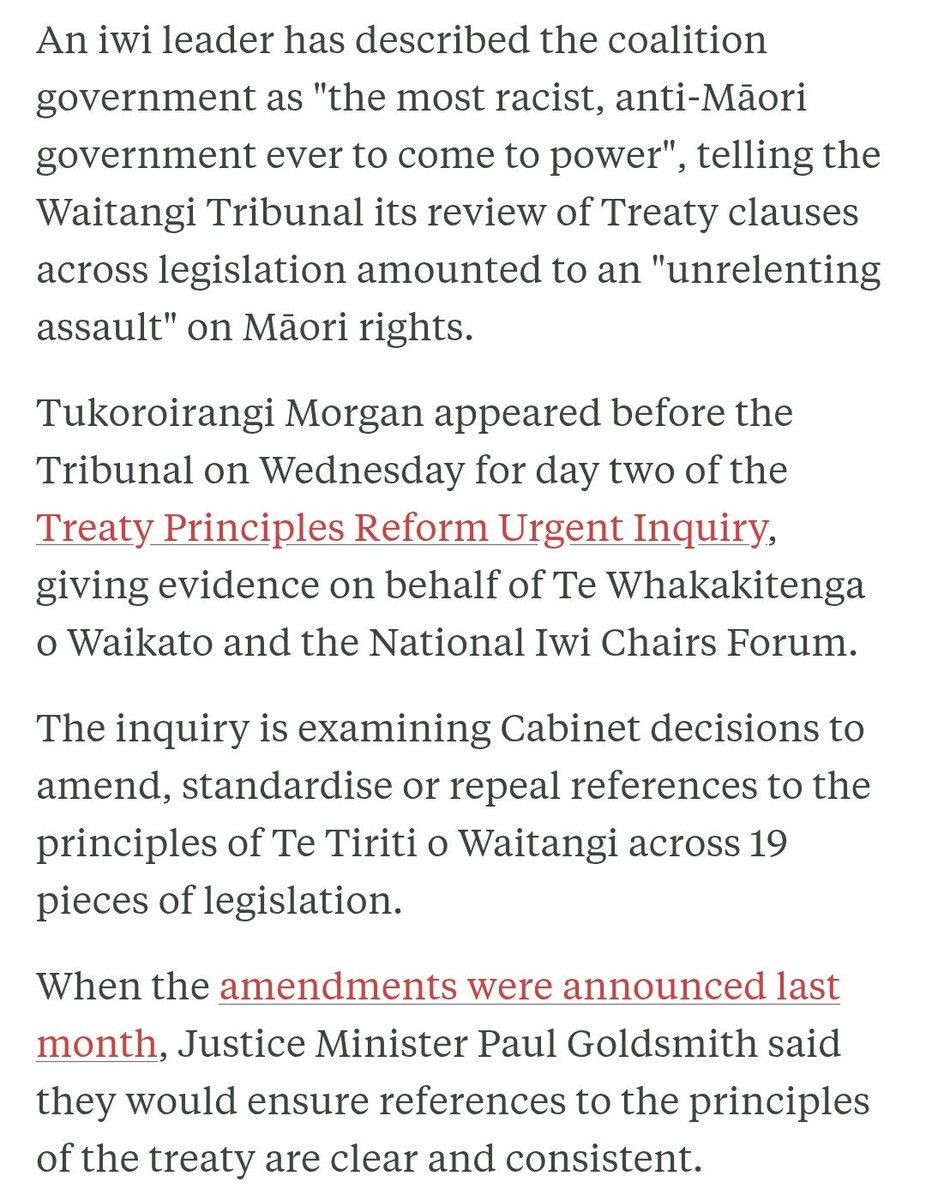 the_salty_one_'s tweet photo. The Waitangi Tribunal must be defunded and disbanded.

It's a radical maori activist agency that has the sole purpose of decolonising New Zealand.

They don't want clarity in the treaty so it can be used to get money and assets at their will. https://t.co/pmN7btCEsA