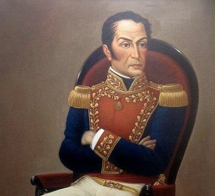 ElPropioBane's tweet photo. Simon Bolivar viendo que los liberó para venir a darle las nalgas a Trump https://t.co/btaiF1wuSb