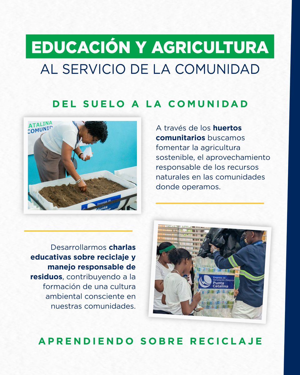 egepcrd's tweet photo. Generar energía y cuidar el planeta no son objetivos opuestos — en EGEPC, son uno solo. 🌎⚡

Hoy, Día Mundial del Medio Ambiente, reafirmamos nuestro compromiso con el cuidado de nuestro entorno.

#EGEPC #PuntaCatalina #MedioAmbiente #EnergíaResponsable #PuntaCatalinaConLaComunidad