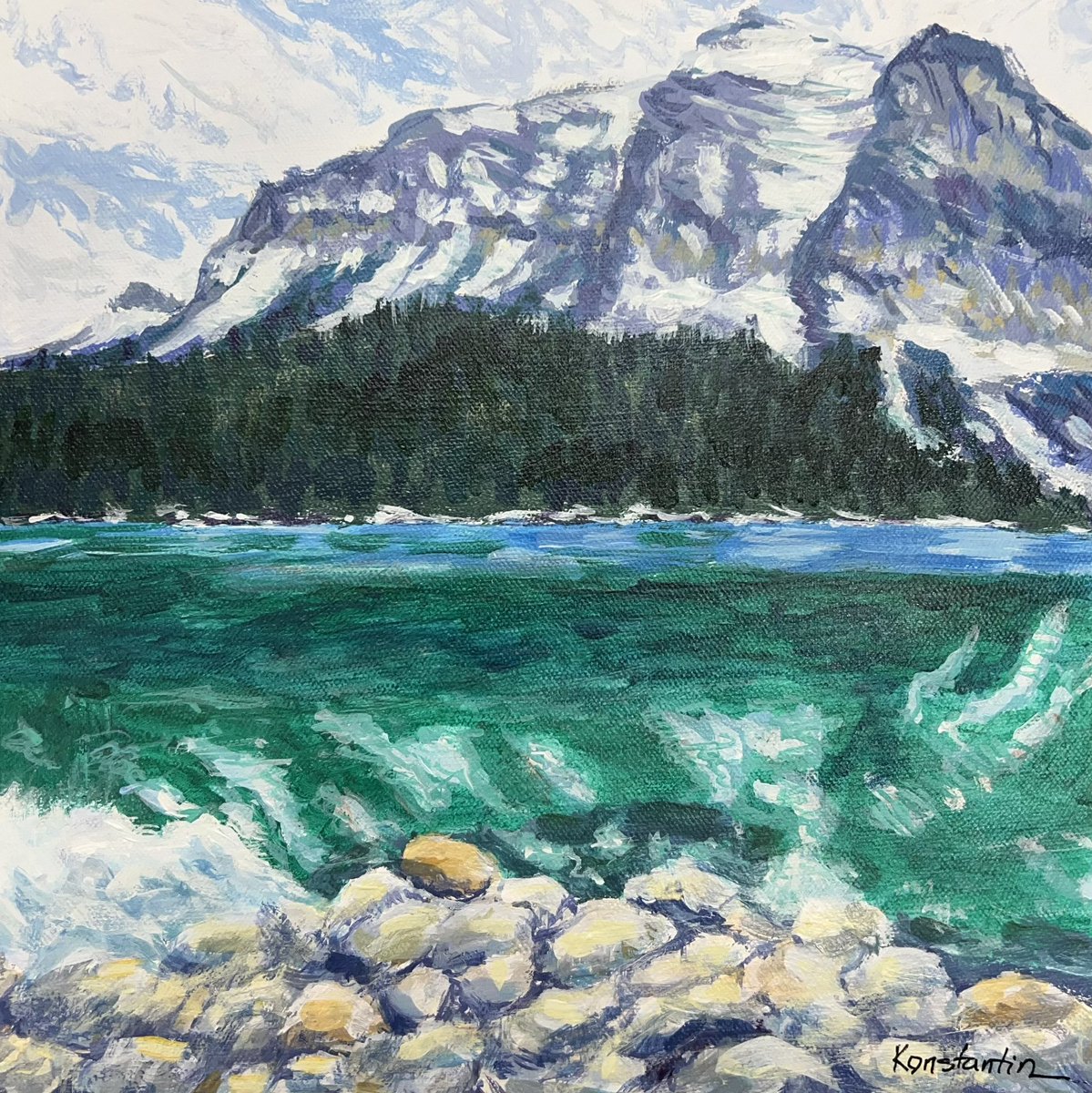 donnakonstantin's tweet photo. Magnificent Lake Louise nestled in the midst of a mountain heaven -- if only I could give it justice.
.
#federationgallery #abstractart
#northvanarts #cityofburnaby #landscapes #Westcoast #gallery1710 #donnakonstantin #burnabyartistsguild #starcollection #homedeco https://t.co/ActfpwJoAV