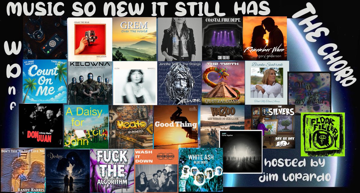 WdnfP's tweet photo. 1/🧵TONIGHT! 🔟PM it's #MusicSoNewItStillHasTheChord 👶with 2⃣HOURS of the HOTTEST🔥FRESHEST💋#newmusic 🎵

TONIGHT!
White Ash🇬🇧
Jennifer Tefft 🇺🇸
The Silvers🇺🇸
@EleniMandell 
Chico Detour🇺🇸
@Sweetgorillaoff 
GREM 🇮🇹
Oedipus &amp; The Mama's Boys 🏴󠁧󠁢󠁳󠁣󠁴󠁿

And THAT'S JUST THE START! ➡️➡️ https://t.co/63AvNpuEZn