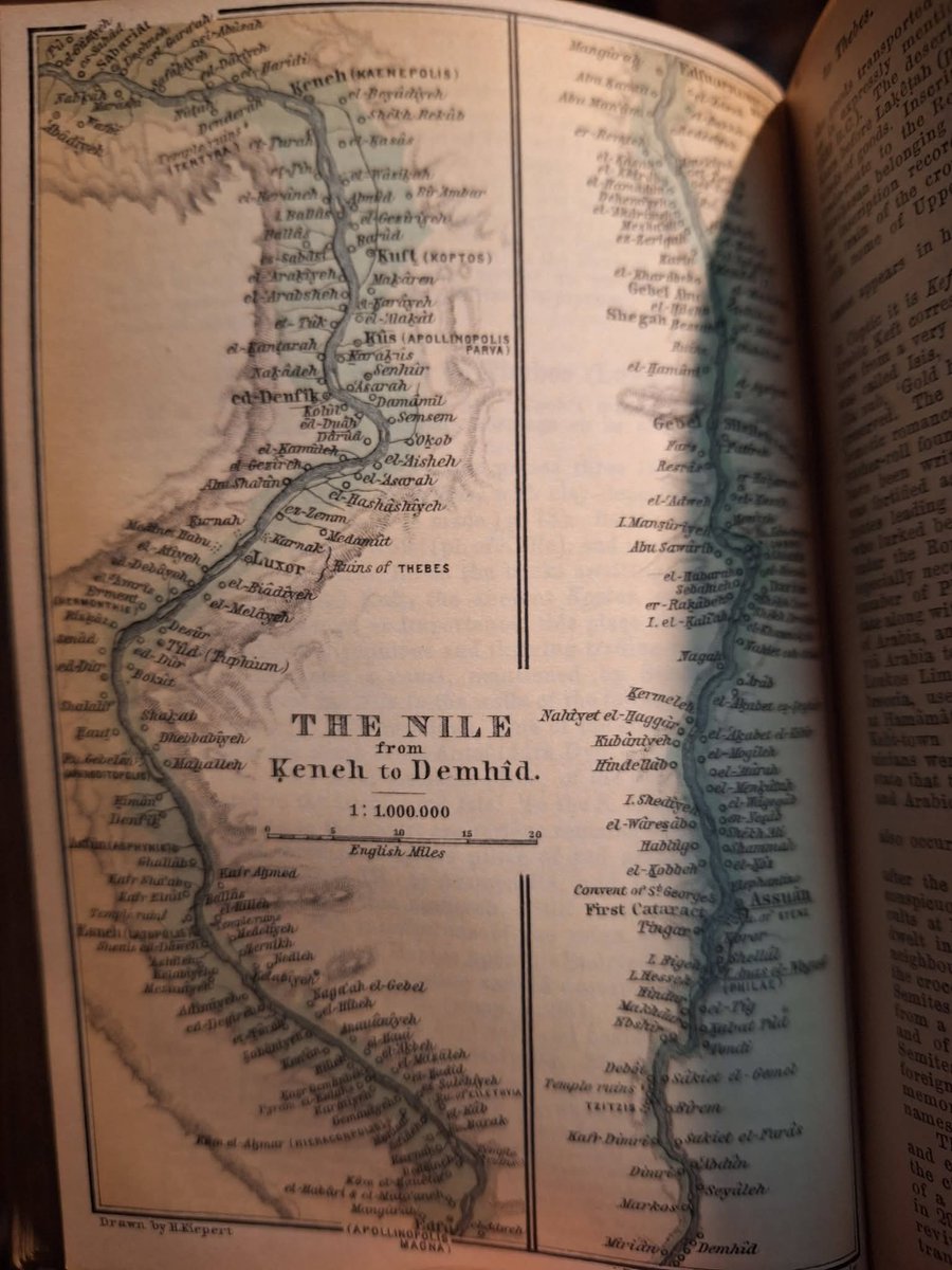SamWatson__'s tweet photo. Baedeker Guides were classic travel guides of late C19th/ early C20th &amp; yesterday thanks to fab Minster Gate Bookshop in York I found 1895 editions of their guides to Upper and Lower Egypt, owned by John Hunter of Cairo in 1897 and wonderfully annotated by him on his travels. https://t.co/hrWzs06qJF