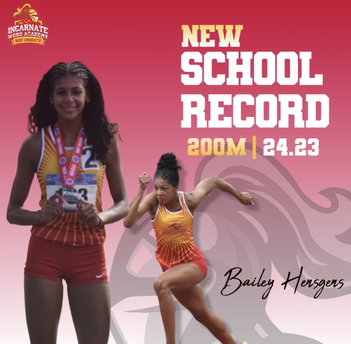 iwa_track's tweet photo. 2026 Season was for the Record book...5 School Records broken! ❤️💛 Bailey broke her records in all 3 jumps &amp; Ava broke her own 400m record. Bailey also broke the record set in 2022 in the 200m. 💪 #iwatf26 #recordbooks #WeStayFED https://t.co/cpA16IFXlx