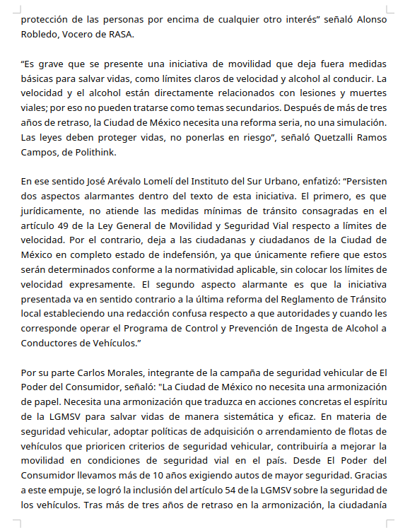 arelibiciteka's tweet photo. @hugolobordz @EmilioGuijosa1 @urincho_alberto @Eli_Mateos_CDMX @IsraelMorenoVC @juanrubiog @Ceci_vadillo @Alberto_Vanegas @tapia_vanegas @VictorGVarela INEXPLICABLEMENTE se omite establecer límites claros a la velocidad y al nivel de alcohol al conducir, que sabemos ARREBATAN vidas. @FridaJGuillen @ricardorubiot https://t.co/TzVYtHZCJP