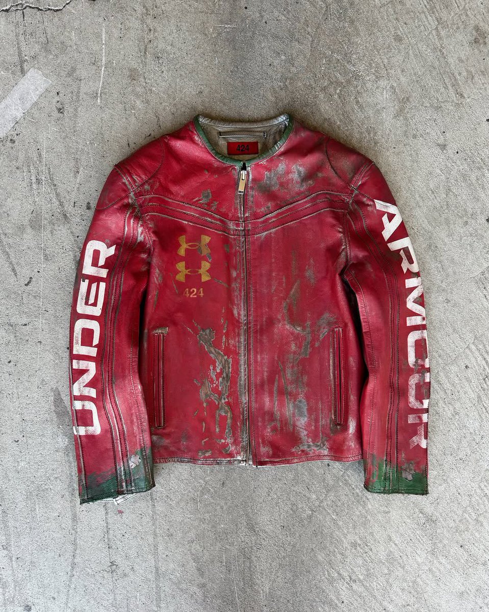 byMadeStudio's tweet photo. 🚨Under Armour x 424 leather jackets https://t.co/kdbw9DOe5Z