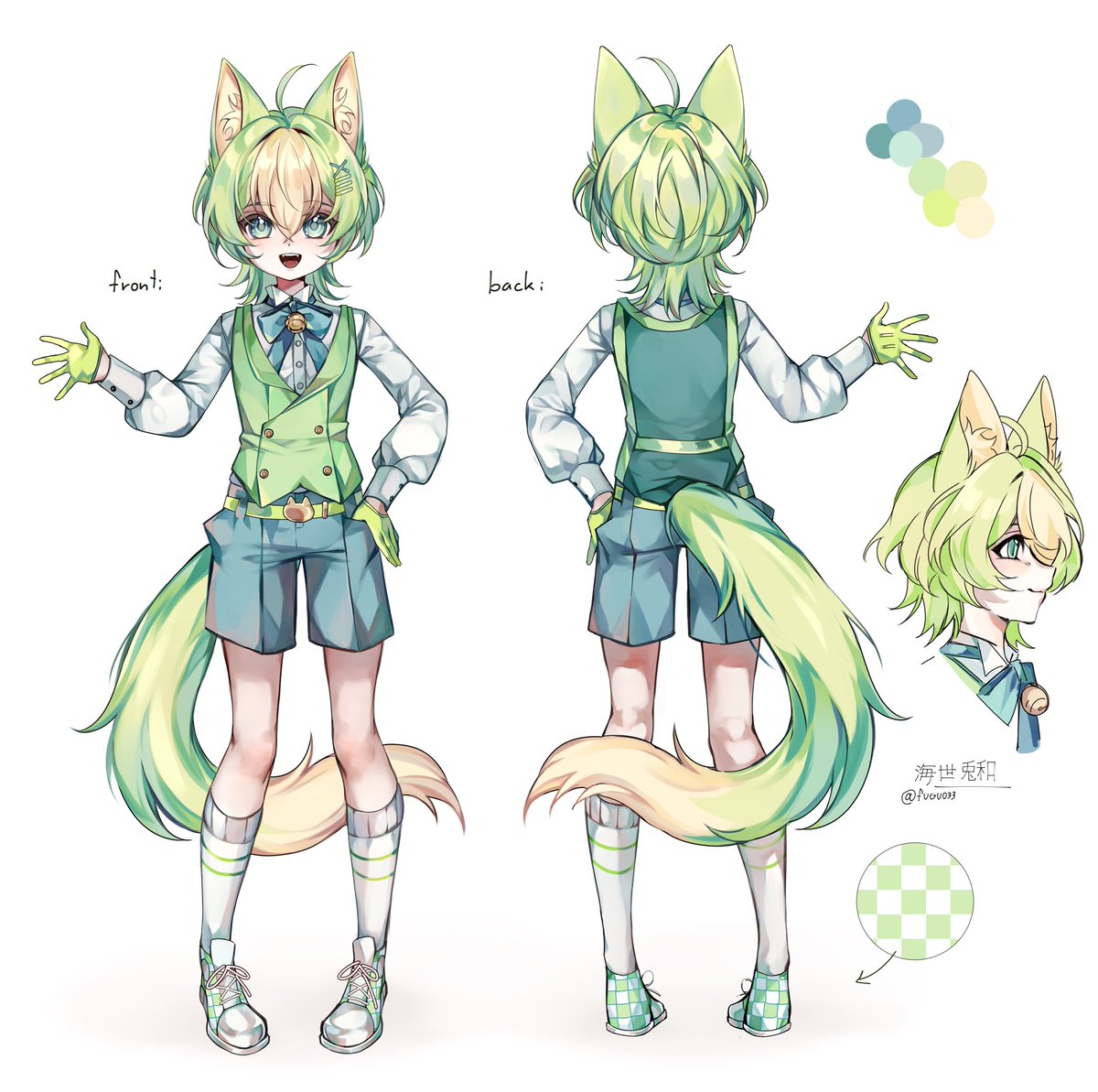 fugu033's tweet photo. Custom commission!

#VTuber #oc
#artmoots (<3) https://t.co/1iKfZRpnks