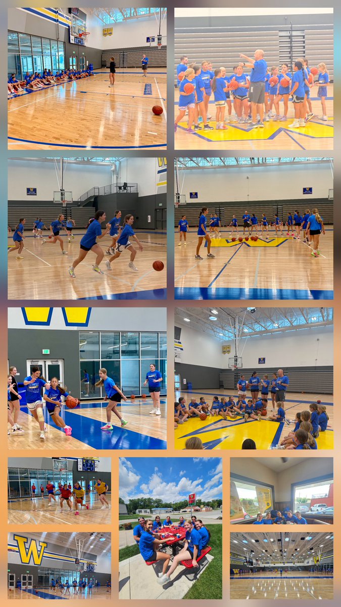 WahooGirlsBBall's tweet photo. Highlights of day 3!  Special guest speaker, team picture, award winners, competitions, and celebrate a successful 3 days with the high school girls that could make it at DQ! #GreatDayToBeAWarrior G.L.U.E. https://t.co/xTtz2pmuej