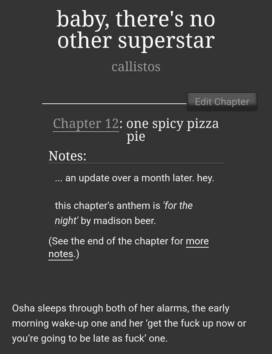 caIIistos_'s tweet photo. UPDATE!

baby, there's no other superstar

12/15 | explicit | 137k
#oshamir #myfic

🎬 actors au
🎬 celebrity culture
🎬 the morning after
🎬 osha gets hunted
🎬 turning up the heat 🔥🔥🔥
🎬 and they were costars!

🔗: below! https://t.co/Ew9nMoRKUA