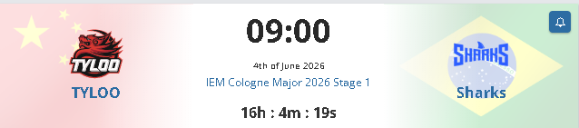 danibassfps's tweet photo. Amanha temos um compromisso as 9 da manha, a @sharksesportsgg vai amassar e mandar pra casa a Tyloo
#gosharks #CS2 #CounterStrike2 #CSMajor #MajorCologne2026 #Cologne2026 https://t.co/Z3o2A05tMl
