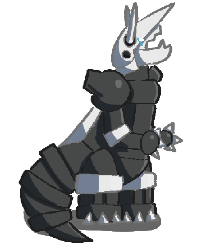 NyanSquidd's tweet photo. its day 405 of art everyday until I'm happy !

feelin betters, haven't drawn many Rock or Steel types, so here's Aggron !

Pretty happy with this one, and was quick :3 the head might be off, and the hands too, but they still look pretty good ! the issue with them is minor :3 https://t.co/wfjBDN5Ptl