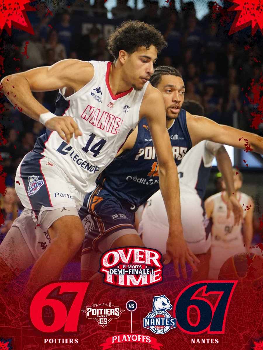 NantesBasket44's tweet photo. 𝗣𝗥𝗢𝗟𝗢𝗡𝗚𝗔𝗧𝗜𝗢𝗡 ⚔️

Quel match. Quelle intensité. Quelle bataille 🔥

Menés une grande partie de la rencontre, nos Nantais n'ont jamais cessé d'y croire, portés par les supporters ayant fait le déplacement à Poitiers 🔵⚪

Dans une fin de match irrespirable, les deux ... https://t.co/0rMWxAgGTO