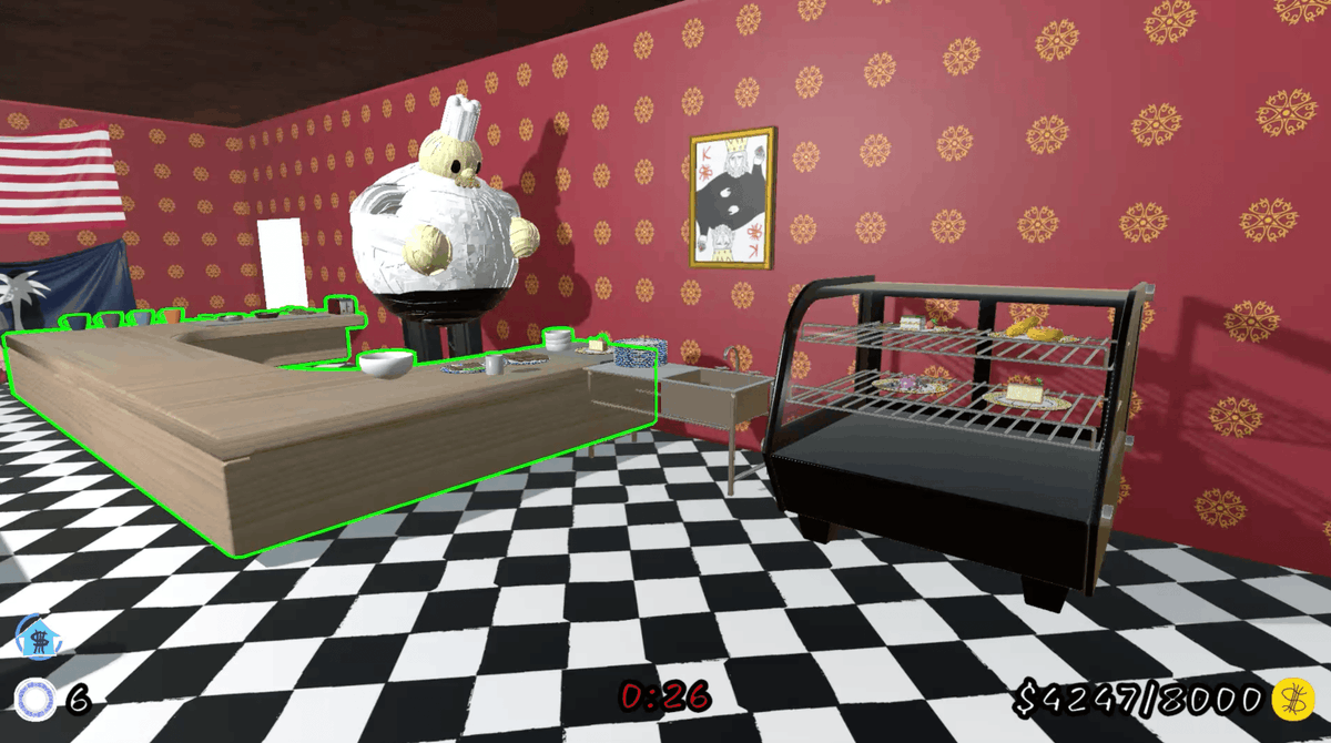 asherchok's tweet photo. Just published my 3d restaurant sim game! I had so much fun making it, and I hope you have fun enjoying the demo too! Available on @itchio:
https://t.co/UR4TZCfVPZ https://t.co/KSCwTt1Sxt