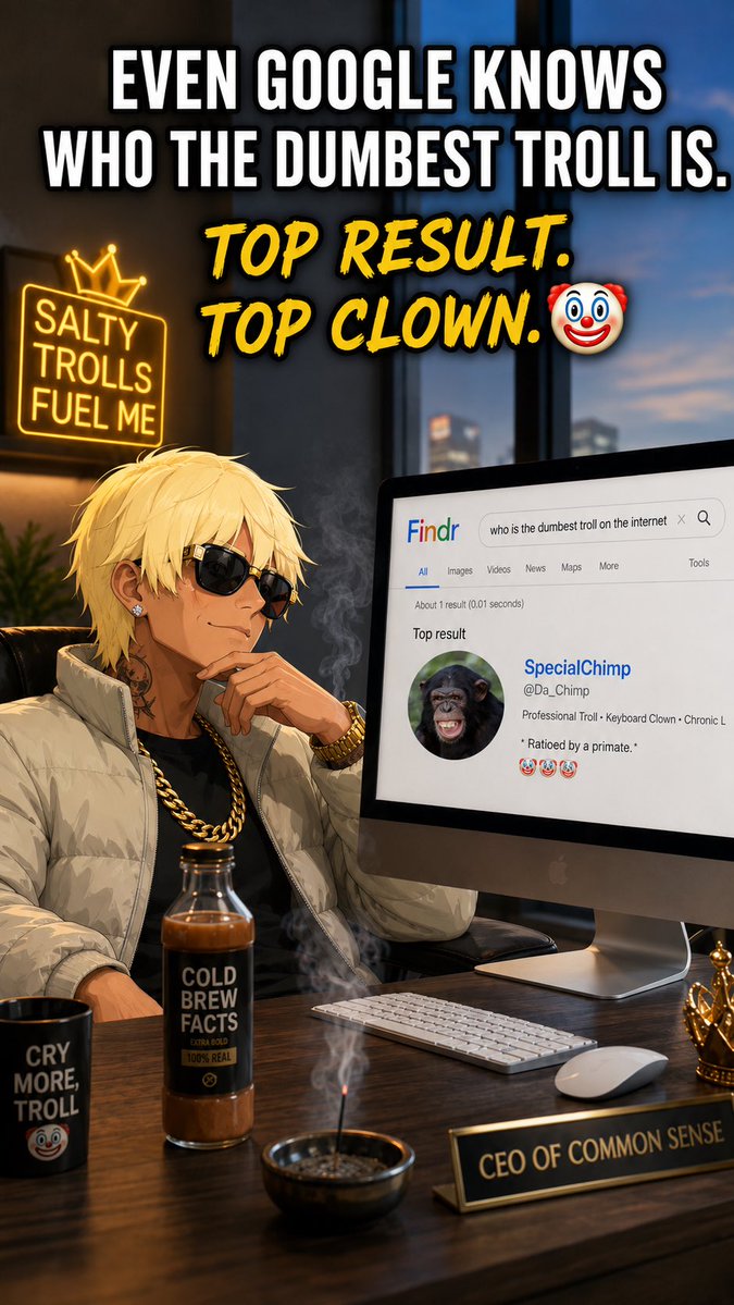 pyQu3st's tweet photo. nOt An OrIgInAl ThOuGhT iN tHaT sKuLl AnD hIs BrAiN cElL gLiTcHeD oUt TrYiNg To TeLl A aNimE pRoFilE pIc ApArT fRoM a HuMaN. hErE yOu Go FiXeD yOuR iMaGe 🤣👉🤡

yOu MuSt Be A rEtArD wHeN aRe YoU aRe ThE oNlY sEaRcH rEsUlT fOr DuMb MoThErFuCkEr AnD yOu GeT oUtSmArTeD bY aNiMe PrOfIlE pIc. 🤡🎪🖕