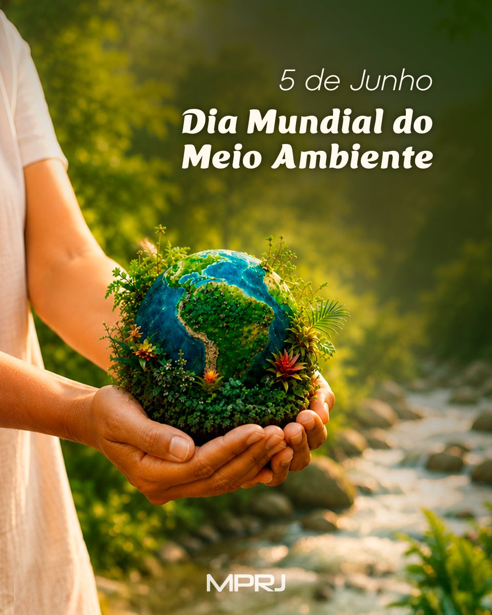 MP_RJ's tweet photo. Hoje, 5 de junho, é o Dia Mundial do Meio Ambiente. Celebrada mundialmente, essa data foi instituída pela ONU com um propósito de mobilizar governos, organizações e cidadãos em torno da preservação ambiental, e lembrar que recursos antes tidos como inesgotáveis demandam atenção, cuidado e responsabilidade de todos.

O #MPRJ, por meio do GAEMA, Grupo de Atuação Especializada em Meio Ambiente, exerce papel fundamental nessa missão. A organização atua para identificar, investigar, prevenir e reprimir violações a direitos difusos, coletivos e individuais relacionados ao meio ambiente ecologicamente equilibrado e à ordem urbanística, nas esferas cível e criminal. Além disso, o GAEMA coordena ações e forças-tarefa, reunindo esforços institucionais para dar respostas efetivas às ameaças ao patrimônio ambiental coletivo.

Neste dia, reafirmamos: a proteção do meio ambiente é uma causa jurídica, social e humana.

#diamundialdomeioambiente #MinisterioPublico #meioambiente #RJ
