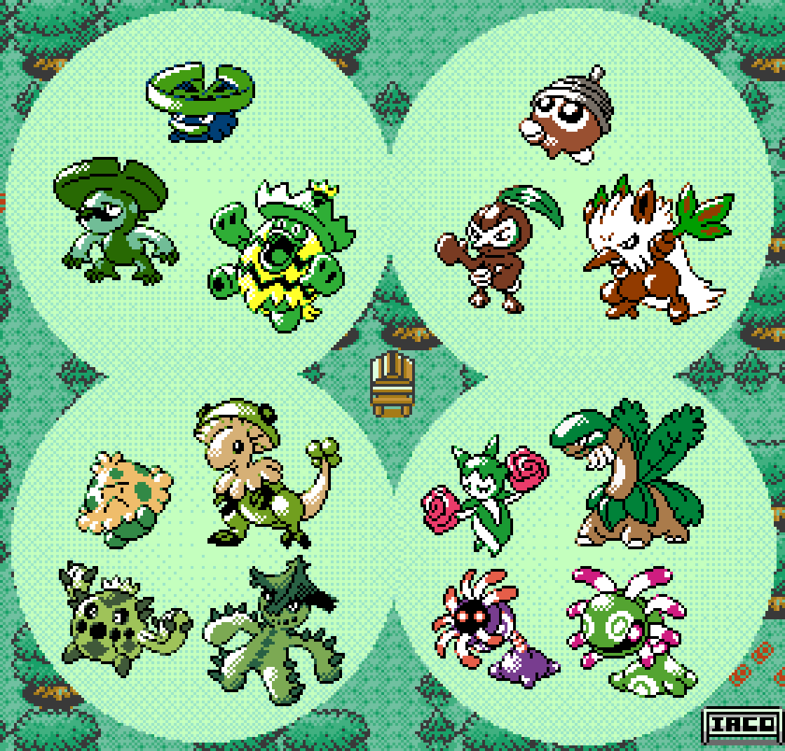 iacopixels's tweet photo. Who's your favorite Grass-type Pokémon? https://t.co/UUakDc1iTn