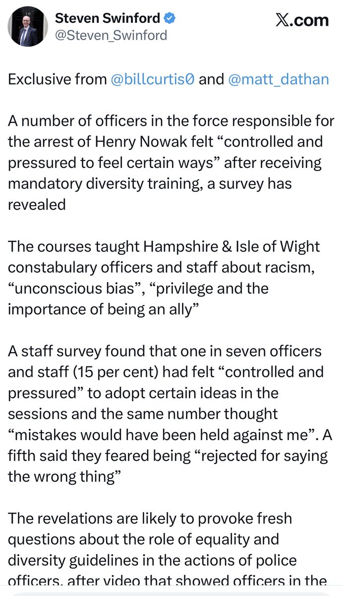 flying_rodent's tweet photo. It was insulting as fuck 15 years ago for police, MPs and journos to pretend that the cops were too afraid of the Woke Stasi to do their jobs properly, and it’s worse now, after said MPs and journos spent much of the intervening period actively rehabilitating far right politics. https://t.co/6ICw6bE50I