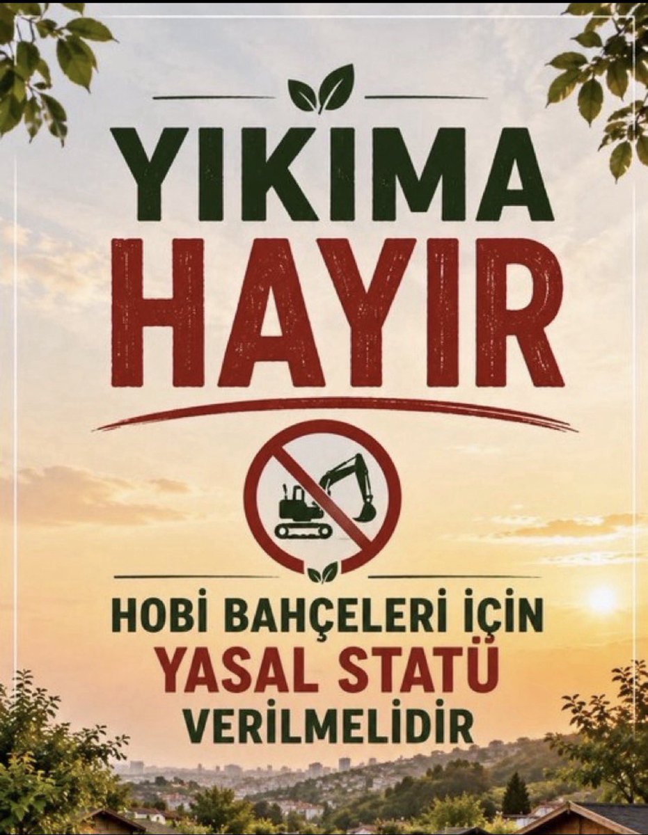 ErsYucan's tweet photo. @arasahmetmugla #YapıKayıtMeclise
#Hobibahçemedokunma
#HobiBahceleriKırsalMahalleOlsun https://t.co/WNfkeSLq3O