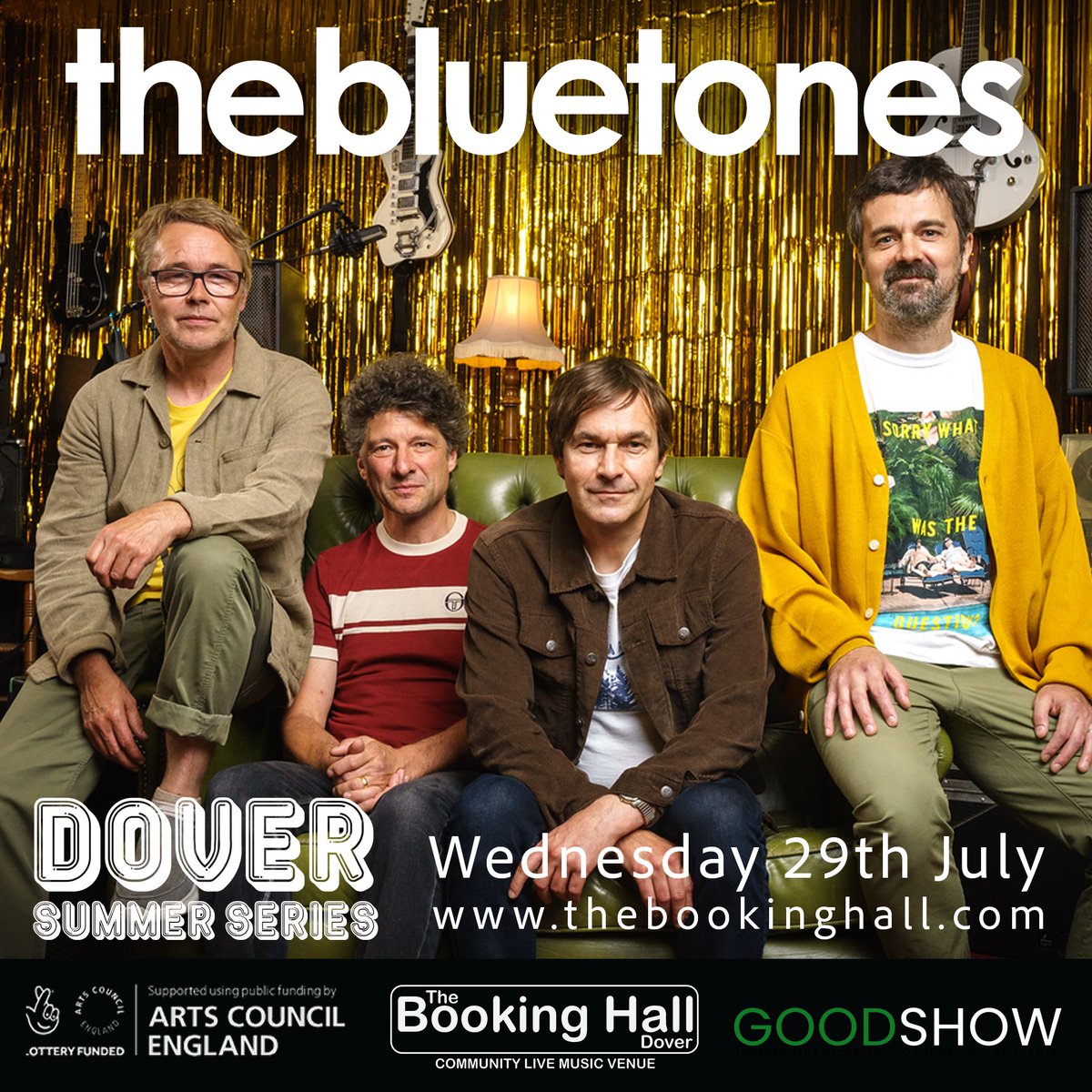 the_bookinghall's tweet photo. Britpop legends @TheBluetones   will be live in Dover this summer - get your tickets now! https://t.co/9nTdmYOhwx