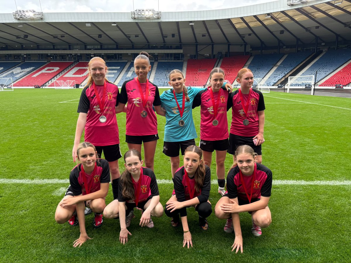 braidhurstpe's tweet photo. SPAR Cup @ Hampden ⚽️

Well done to both our teams today…

S1-2 finishing 2nd 🥈 
S3-4 finishing 3rd 🥉 https://t.co/v4l3FmKpvP