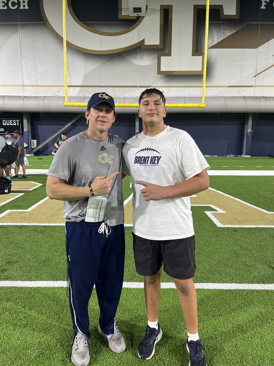 BryantKealhofer's tweet photo. Had a great time at Georgia tech today @coachmogridge @GeorgiaTechFB @FtballAtTheView @TheViewRecruits @CoachWilliams22 @Paxton_Nayman https://t.co/9OFfkIt99t