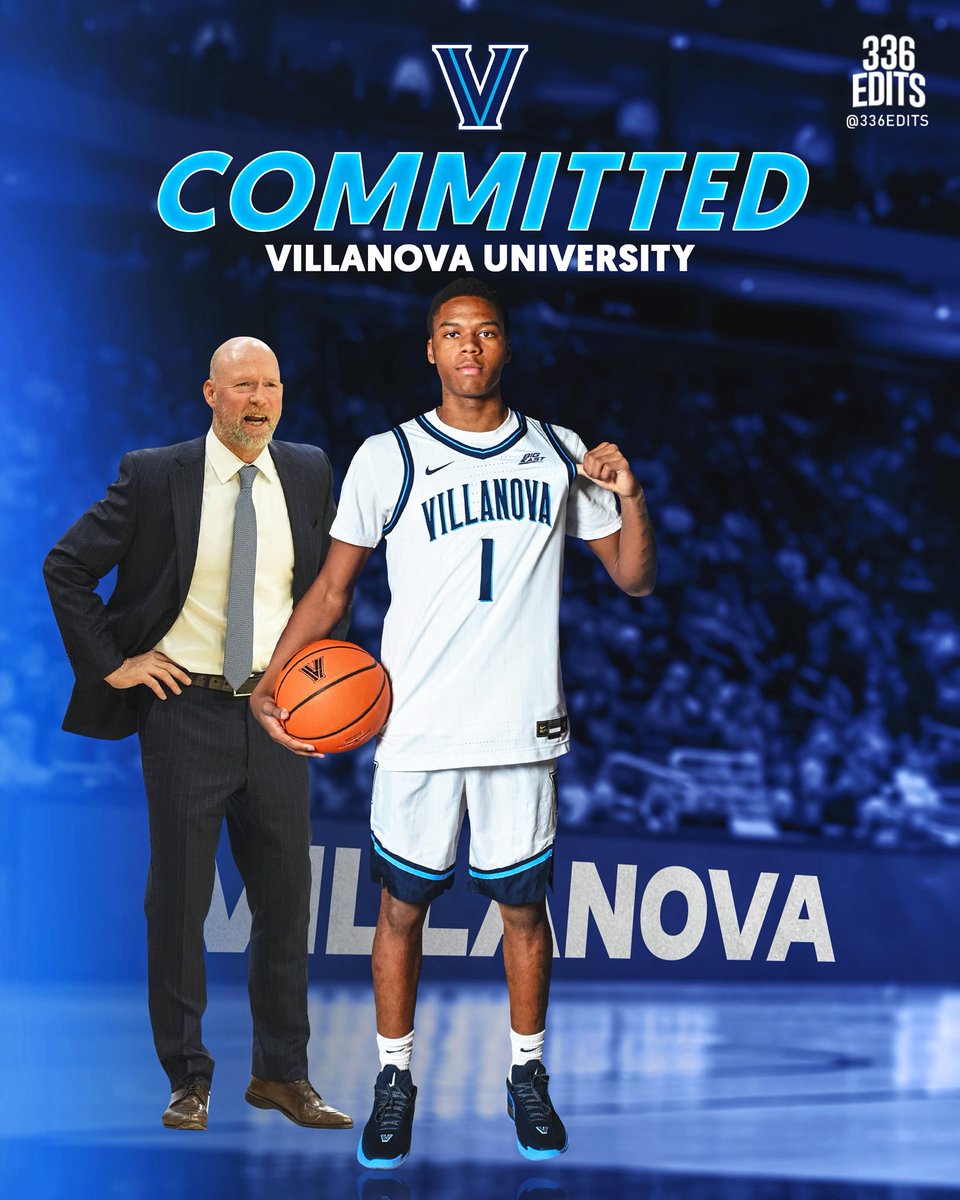 336Edits's tweet photo. NEWS: 2026 guard Carter Fisk has committed to Villanova, he tells 336Edits. https://t.co/bd1gL8YEKJ