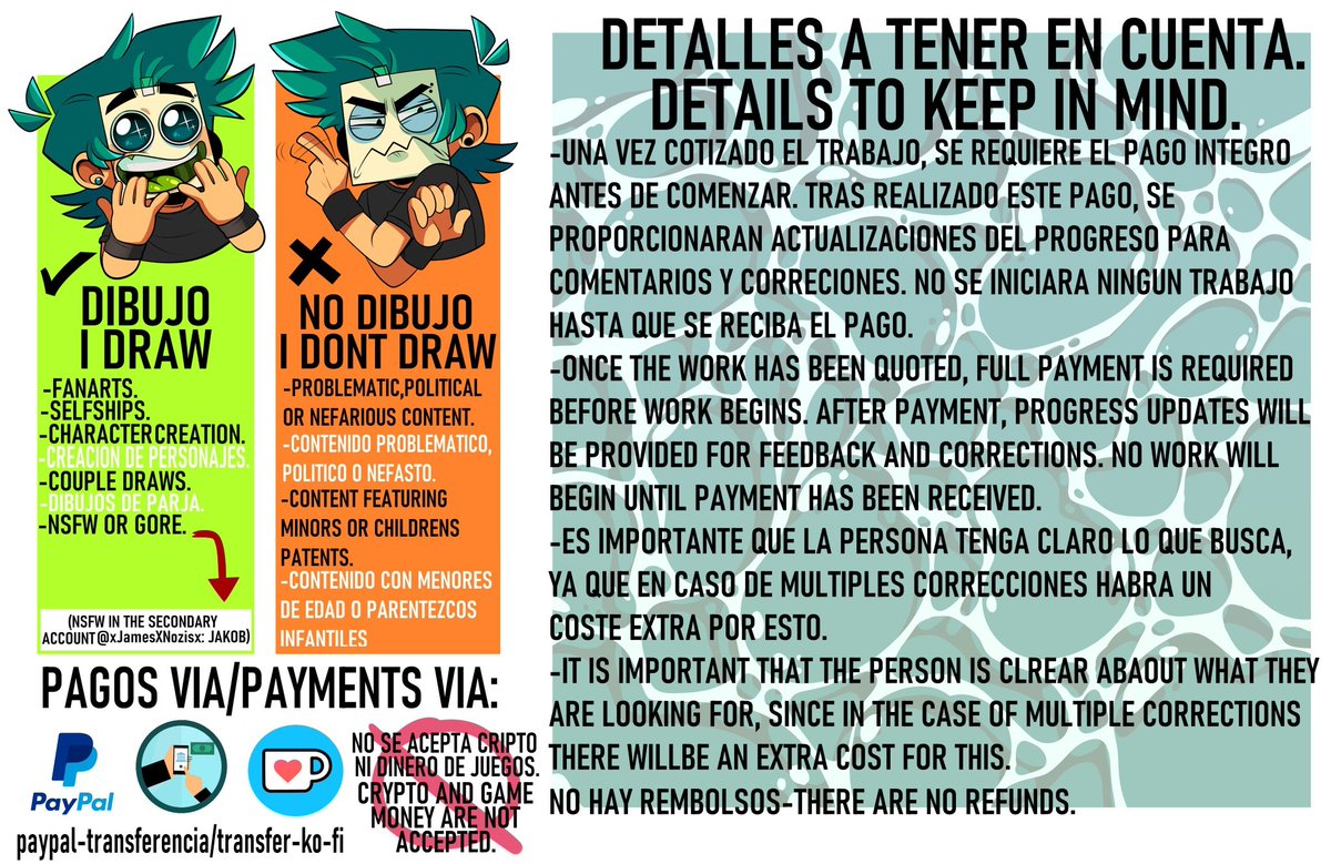 James_Noz1s's tweet photo. COMMISSIONS OPEN! ✨
If you have any questions, feel free to message me privately. I do all kinds of work, and the estimated turnaround time is 3 days to a week. 👀 
We appreciate you sharing this post so more people can see it. 💚 https://t.co/cIujbU7jNp