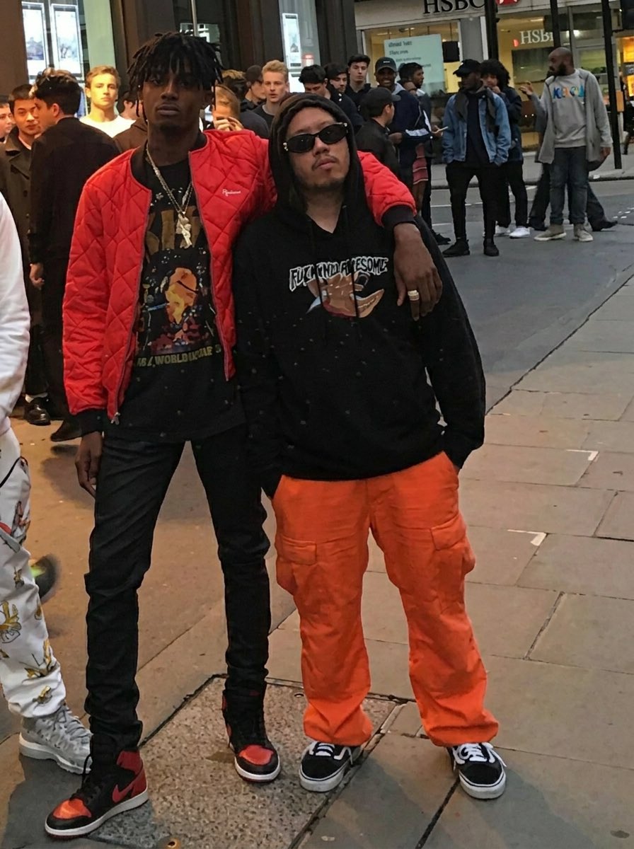 Lidesty's tweet photo. Playboi Carti &amp; Art Dealer in London 📸 (2016) https://t.co/lfIkqNk28j