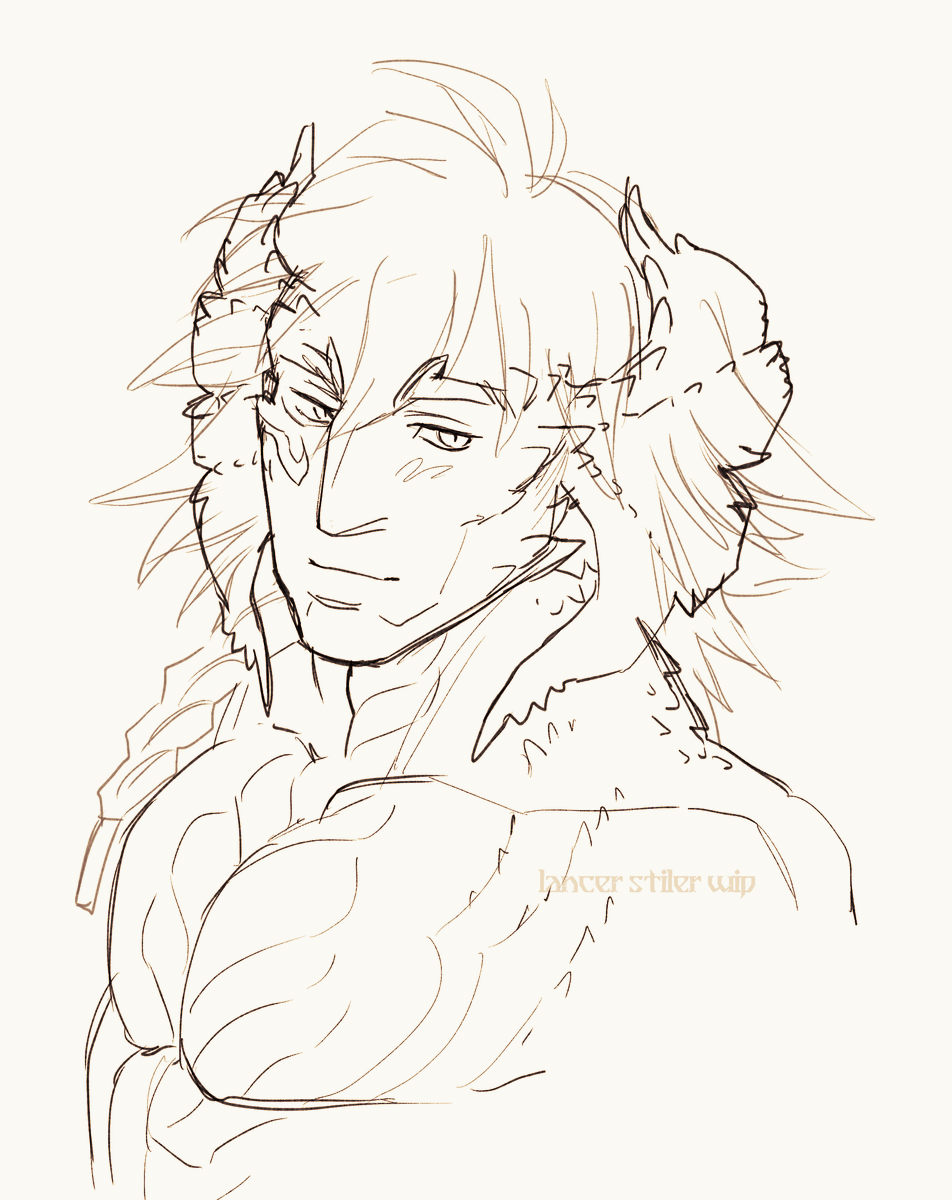LancerStiler's tweet photo. Dragon phaidei / myphai AU and I know Phainon is a silver-later-gold dragon, but I don't know if I want Mydei to be a brass or red dragon... https://t.co/7u0T6dpT9u