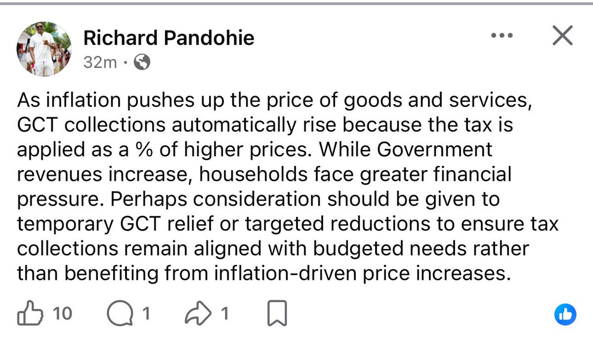 dentona22's tweet photo. I have been saying this for sometime now, govt cant be making a killing off the suffering of the people. I hope they listen now that he has said it. https://t.co/DQ0yaFfXM1