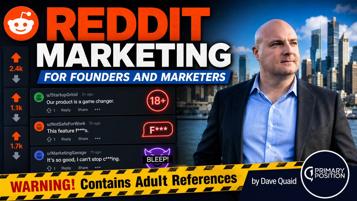 DavidGQuaid's tweet photo. Reddit Advice for Founders, Builders, CEOs, CMOs

Warning: Contains Adult Advice 

https://t.co/Yx3EW0xbhR https://t.co/iAdMolohKi