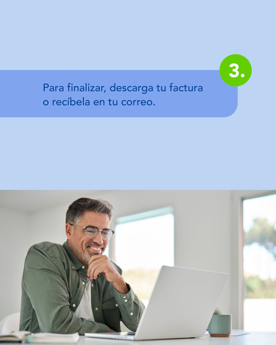 LabMedicoChopo's tweet photo. ⬅️Desliza a la izquierda y conoce cómo facturar tus estudios en 3 simples pasos. 
 
💾Guarda este post para cuando necesites generar tu factura. ✨

#Chopo #Factura #FacturaenLinea #TodaUnaVidaCuidandoLaVida https://t.co/fj2cV6X4Z8