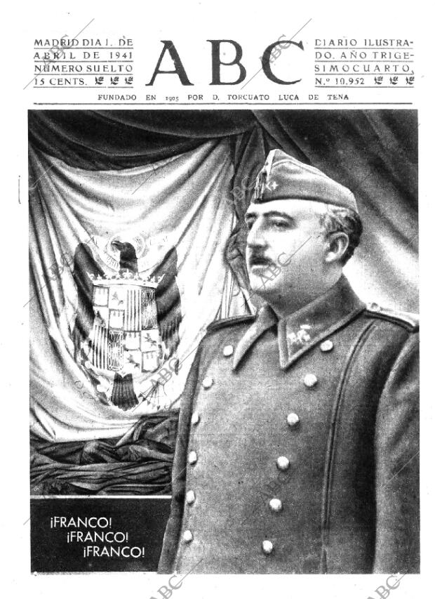 IranekinBat's tweet photo. “Hombres de buena voluntad”: así titulabais en el ABC en 1938 el acuerdo de Múnich entre Hitler y Mussolini. Por no hablar de las portadas a favor de Franco que tenéis.

No olvidemos nunca que El Correo (@elcorreo_com) y Diario Antivasco (@diariovasco) son las sucursales de ABC. https://t.co/VZ4N0xv98p