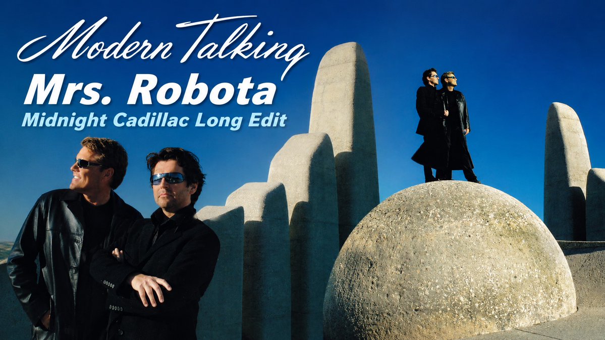 mid_cadillac's tweet photo. MODERN TALKING Mrs. Robota (Midnight Cadillac Long Edit)
https://t.co/caKwPm7PK2
Written by Dieter Bohlen.
Produced by Dieter Bohlen.
Remixed and remastered by Midnight Cadillac.
#midnightcadillac #moderntalking #dieterbohlen #thomasanders https://t.co/fwpbF7q09r