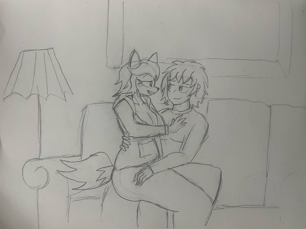 thegiftedfire's tweet photo. Johnathan x Serena Sketch Commission for @Ultra_John647 
#oc #commission https://t.co/2KGO4YFskF