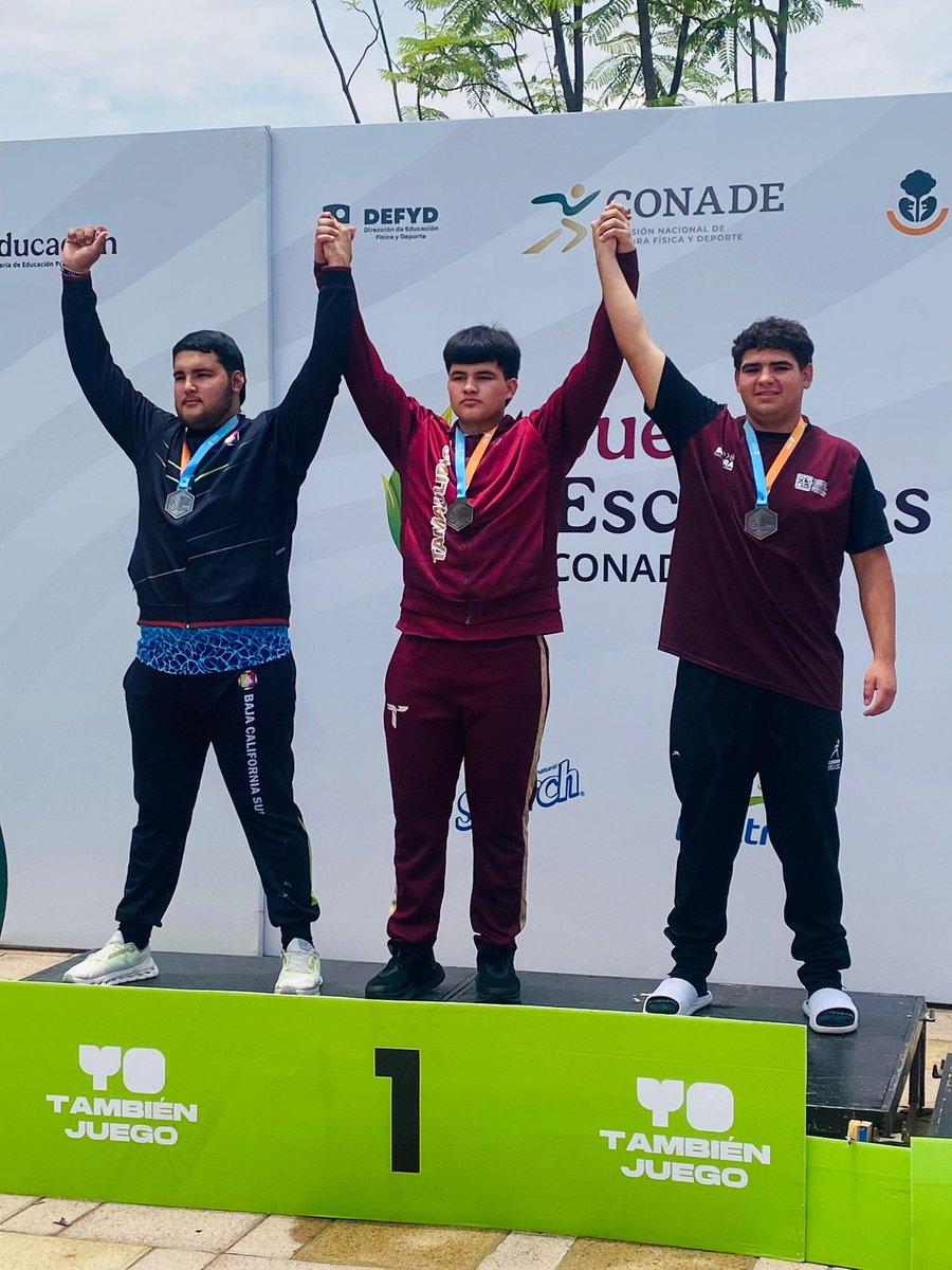 SECSonora's tweet photo. ¡Sonora sigue sumando medallas! 🥉🏆 

Sergio Ramón González Armenta, de la Secundaria Técnica No. 18 "Elsa Guadalupe Cañez Coronado" de Agua Prieta, conquistó la medalla de bronce en impulso de bala varonil.

¡Enhorabuena por esta destacada actuación! 👏💪 https://t.co/HcBRfDmmps