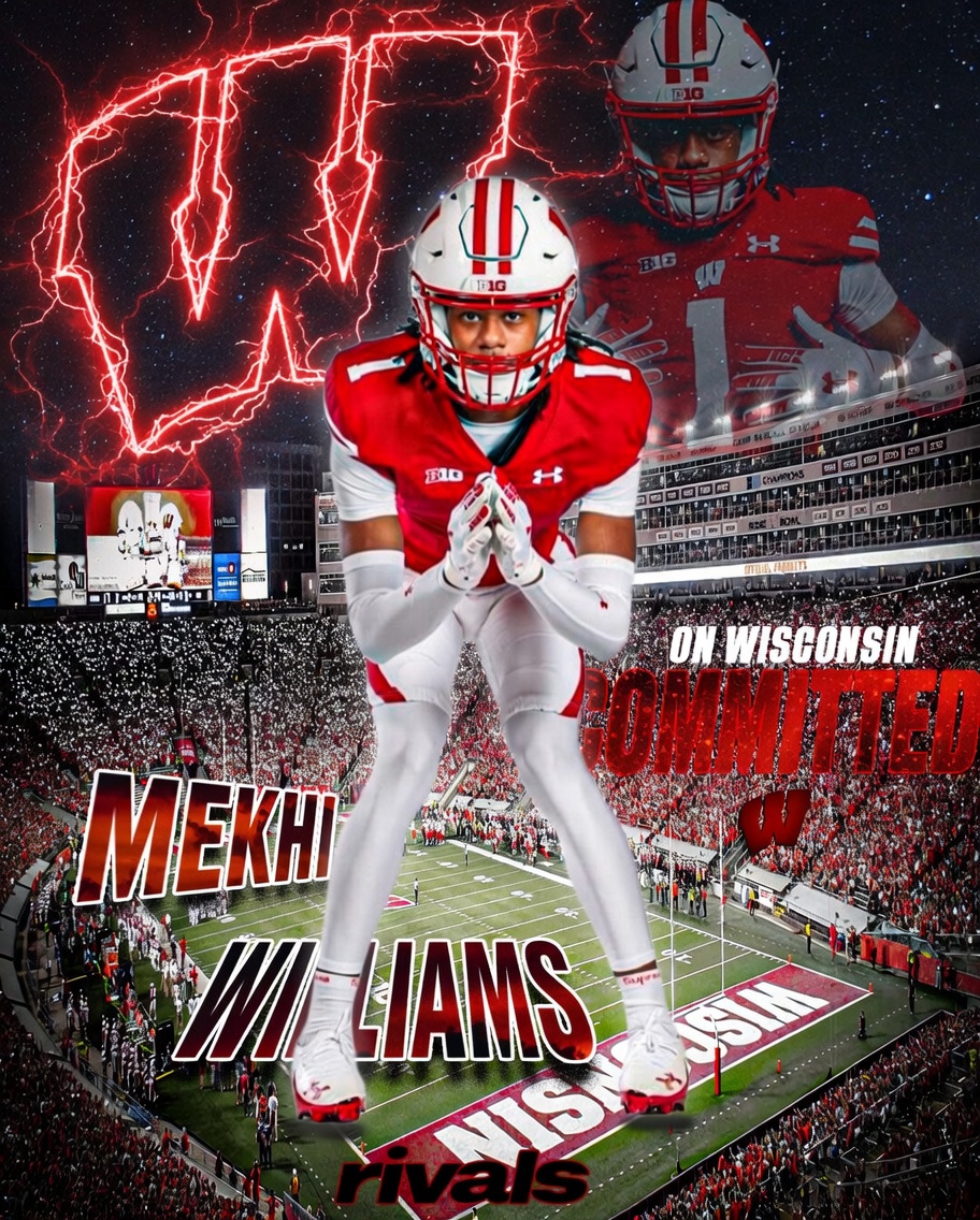 Evan_Flood's tweet photo. BREAKING: Wisconsin has flipped Florida State commit Mekhi Williams, he tells me for @Rivals.

"The relationship just kept growing with Wisconsin. I can't turn it down."

The four-star DB had other offers from LSU, Miami (FL), Florida, and more.

Story: https://t.co/ZbASRlEZ7G

#Badgers X @Mekhiwilliams__