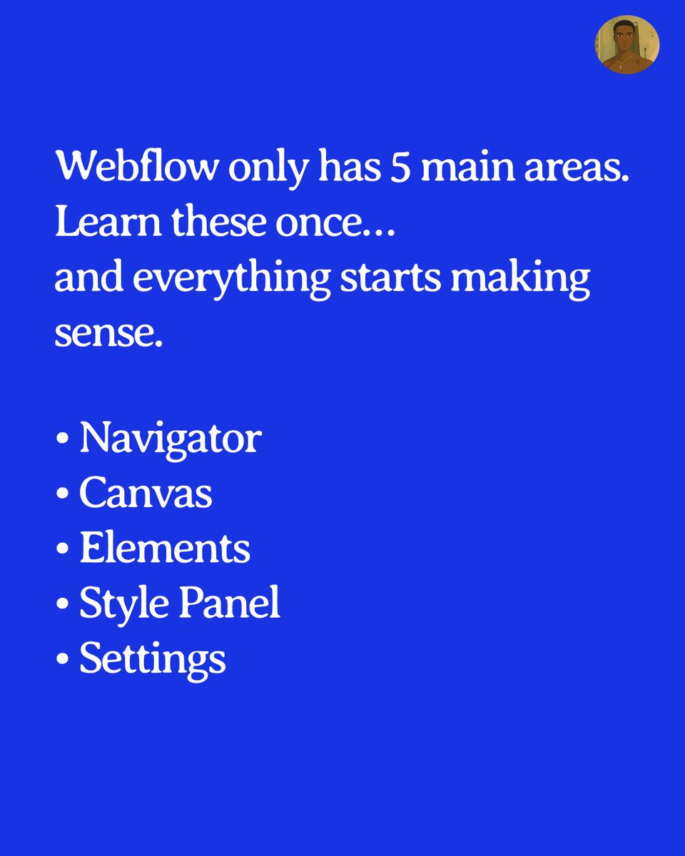 gnf_noarte's tweet photo. Webflow isn't confusing.

Nobody just explains the interface properly.

EP.03: Every panel explained in plain English. https://t.co/a2MOCudETh